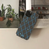 flower check iphone case (6648685396086)