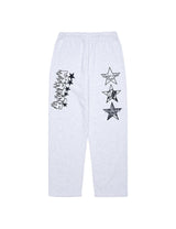 スターロゴプリントスウェットパンツ/STAR LOGO PRINTED SWEAT PANTS LIGHT GREY(CV2CFUPA01A)