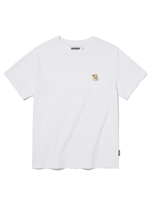 WITTY BUNNY WAPPEN T-SHIRT [WHITE]