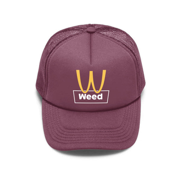 ウィードトラッカーキャップ/WEED TRUCKER HAT (2 COLORS) - MJN