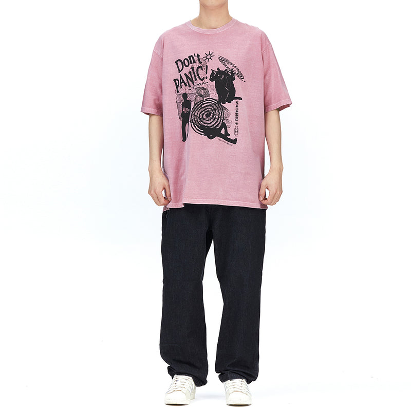 ドントパニックピグメントTシャツ / DON’T PANIC PIGMENT TEE