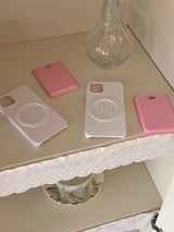 Petit pine case (Pink, White) (with. Mac safe ring)