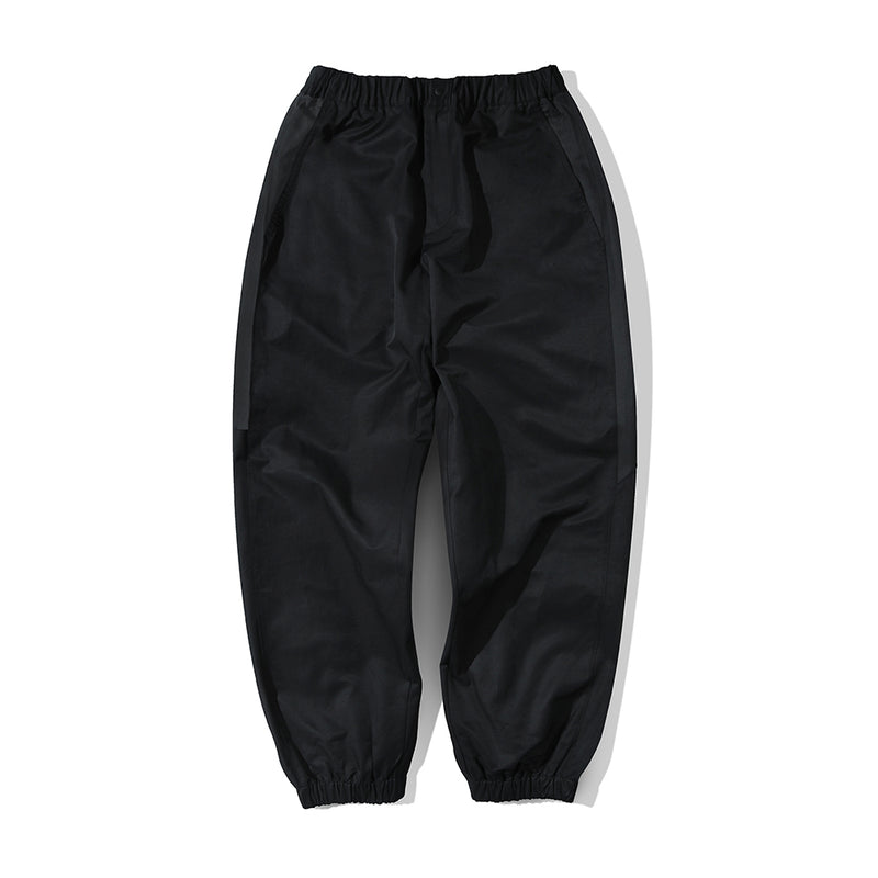 Semi Wide Seperate Block Jogger Pants Black/Charcoal (6604003901558)