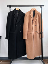 ケーセンウールブックルダブルコート / Casen Wool Bookle Double Coat(2color)