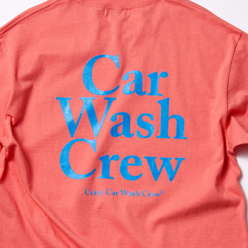 CAR WASH CREW T-SHIRTS CORAL (6638904574070)
