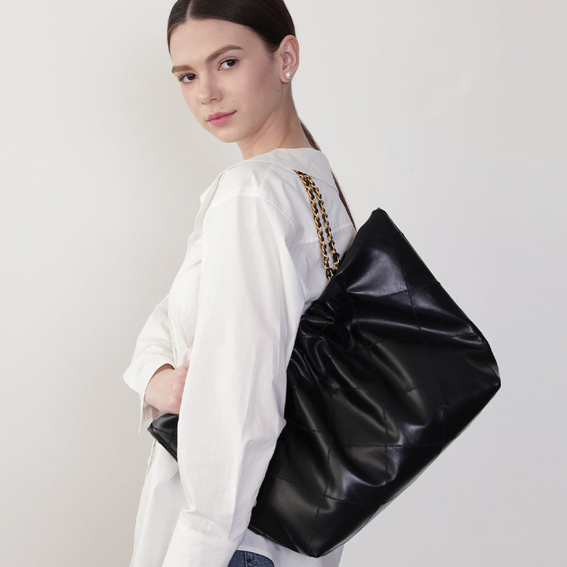 フローラチェーンショッパーバッグ / Flora chain shopper Bag