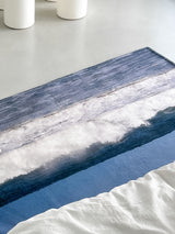 ブルーウェーブラグ / blue pado rug - L