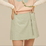 Flower Zipper Skirt pants (6535519273078)