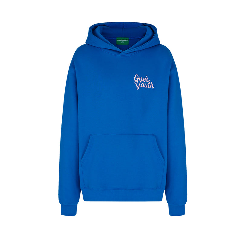 ONE'S YOUTH LOGO HOODIE_BLUE (6605693255798)