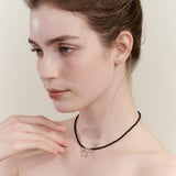 [24SP][sv925] flow ribbon necklace