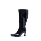 ベーシックスティレットブーツヒール/Basic Stiletto Boots Heel(Glossy Black)