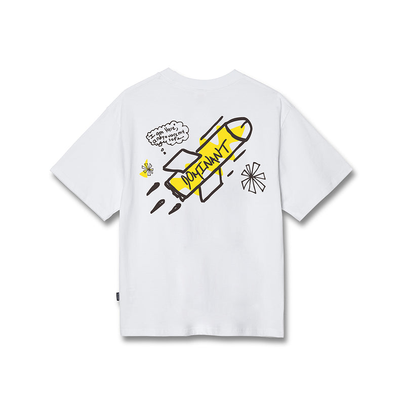 Smile Rocket T-Shirt_White (6547126091894)