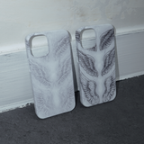 [MADE] wings matt hard phone case (matt/white)
