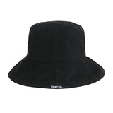 バケットハット / wide brim washing bucket hat black