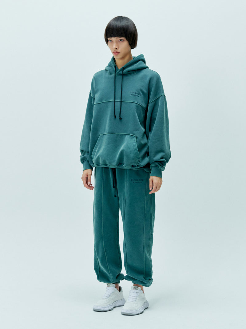 Washed Sweatpants - Forest Green