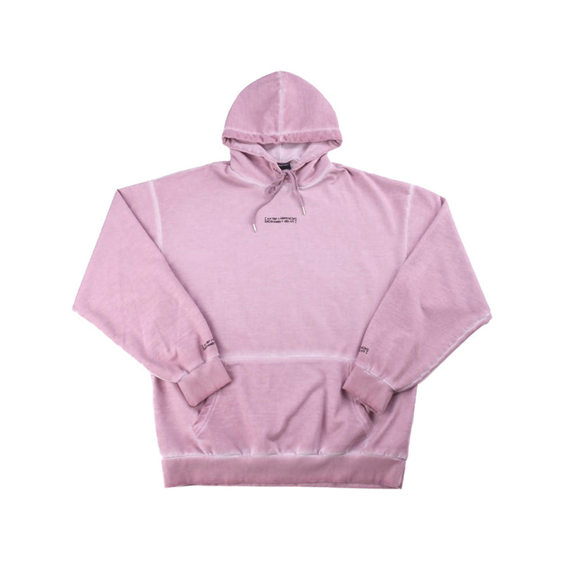 Washed Drop Hoodie (HAND MADE) - PINK (6674963071094)