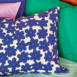 ピローカバー / Pillow cover - blue flower