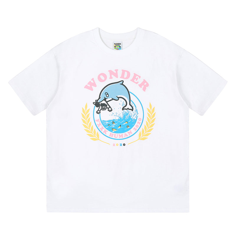 ドルフィンTシャツ / Dolphin T-shirt (4473286590582)