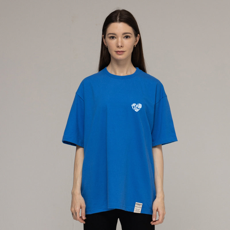 スモールライフロゴハートスマイル半袖Tシャツ / [UNISEX] Small Life Logo Heart Smile Short Sleeve T-Shirt