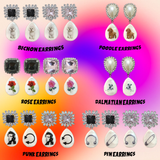 ペットパールピアス / Pet pearl earrings
