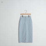 セットアップシンプルフロントスリットスカート / (SK-4608)Setup Simple Front Slit Skirt