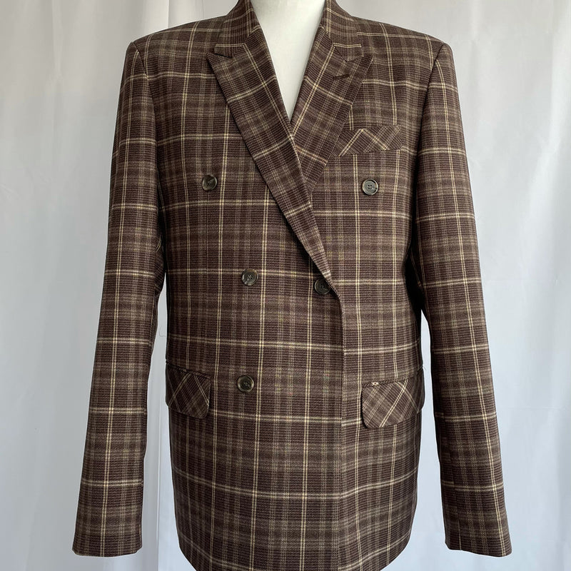 Glossy Check Double Suit(2Color) (6562368225398)
