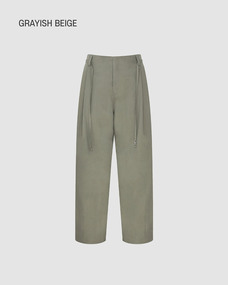 リオンバルーンフィットワイドチノパンツ / Lyon balloon fit wide chinos pants ( 2 COLOR )
