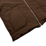 [UNISEX] Reversible Padded Cardigan Coat (Brown) (6656655294582)