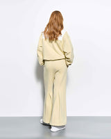 Pleated Wide Lounge Pants _ Yellow