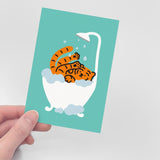 SHOWER TIGER POST CARD (6538756391030)