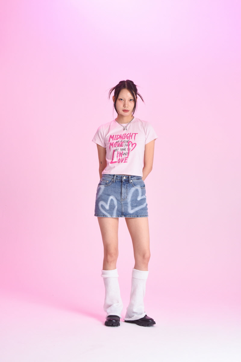 2ラブTシャツ / 2 love T (pink)