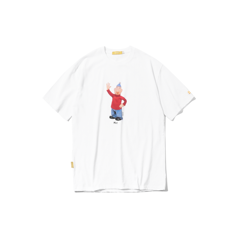 [パット&マット]マット半袖Tシャツ / [Pat&Mat] Mat T-shirt(WHITE)