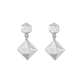 disco gemstone drop earrings (6565948948598)