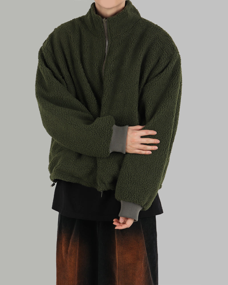 Reverse fleece jumper