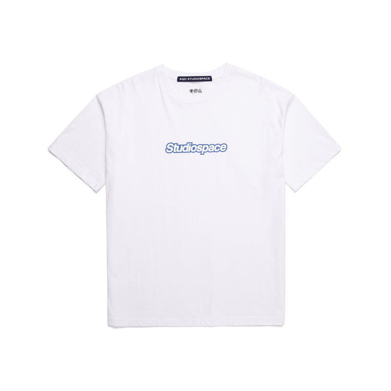 AQO Tシャツウィズロゴ ホワイト / AQO T-SHIRTS WITH LOGO WHITE (4432801202294)