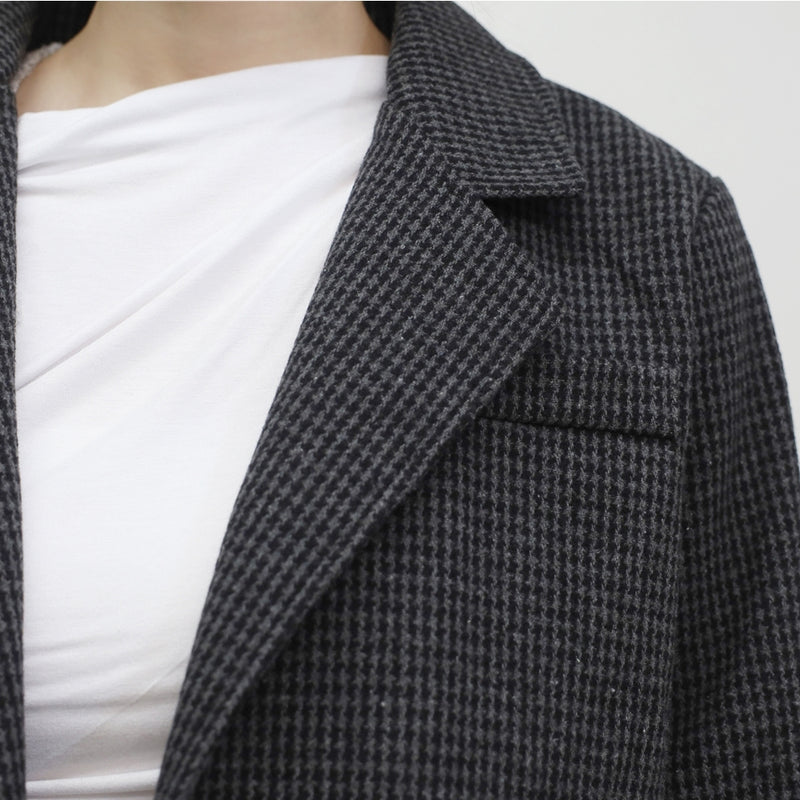ミシェラウールチェックジャケット / Michela wool check jacket