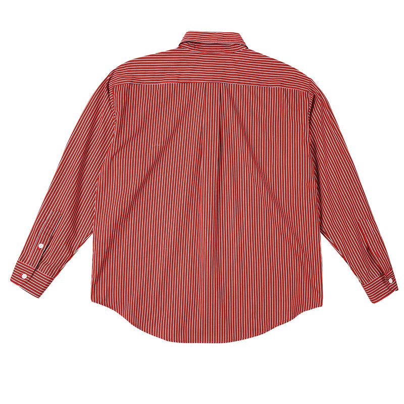 STRIPE OVER SHIRT_RED (6600106410102)