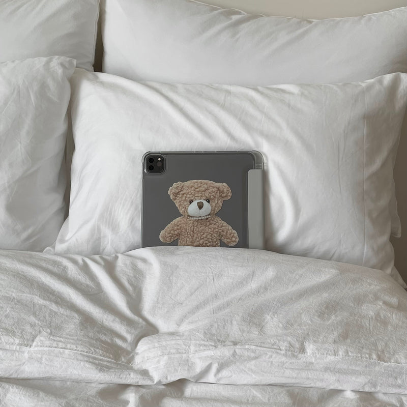 teddy bear smart cover ipad case