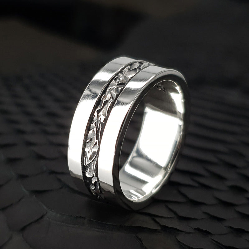 ステディーF2シルバーリング / Steady-F2 silver ring (4596247691382)