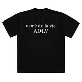 リップスティック半袖Tシャツ/ADLV BABY FACE SHORT SLEEVE T-SHIRT BLACK LIP STICK