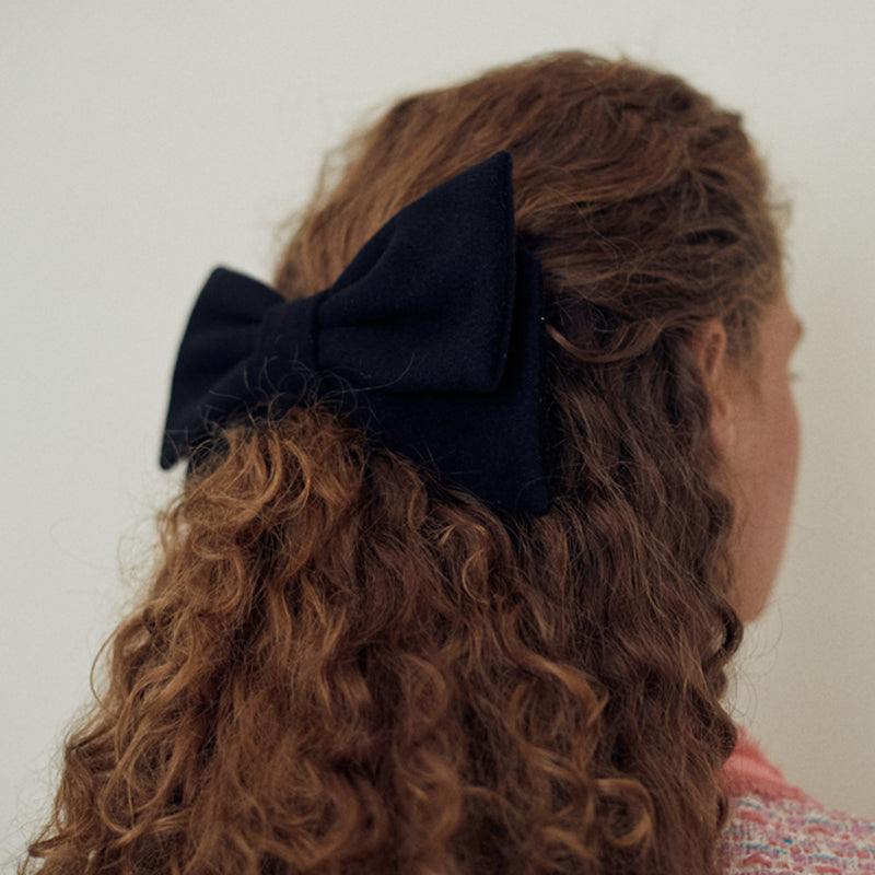 Wool Ribbon Hair Pin (6611857866870)