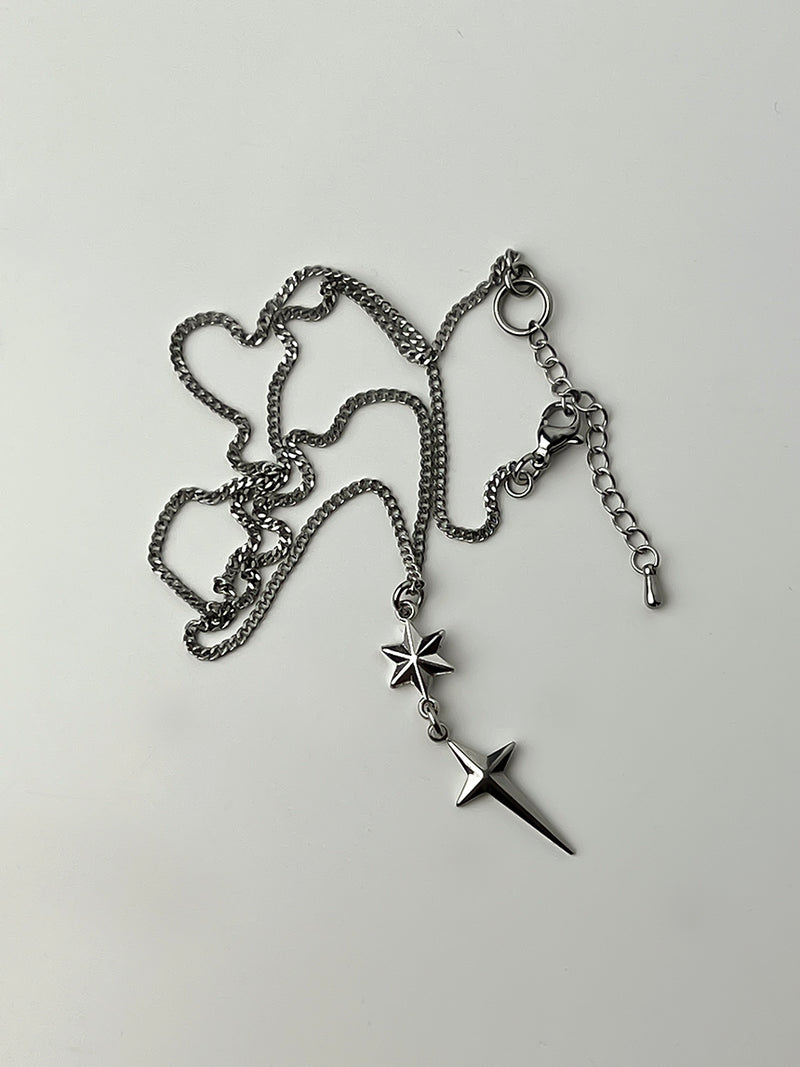 ファンシークロススターネックレス / Fancy cross star necklace