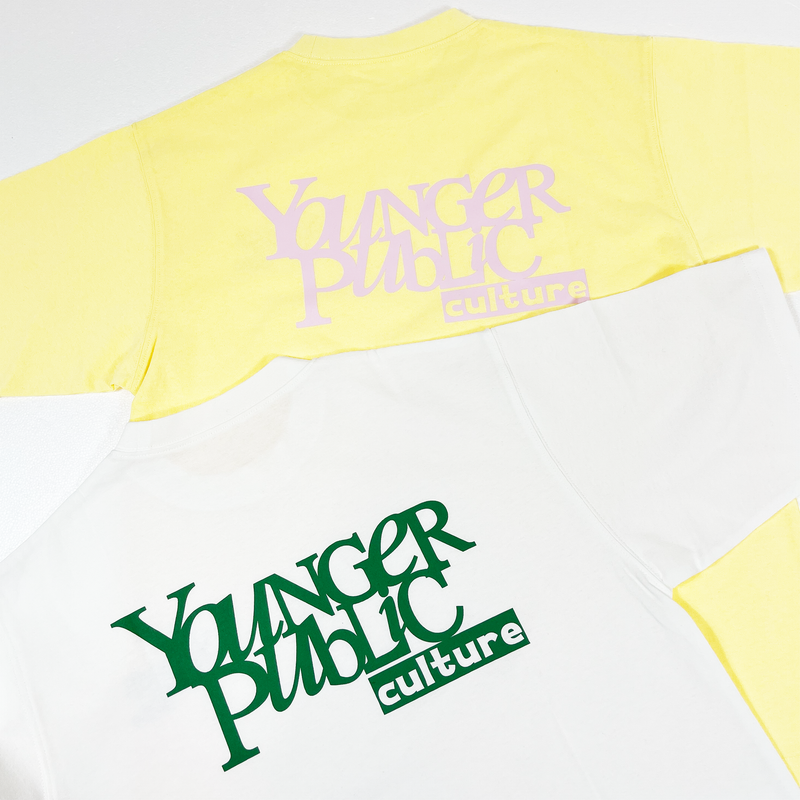 ユニバーサルロゴ Tシャツ/Public Culture × Younger Song Collaboration Universal Logo T