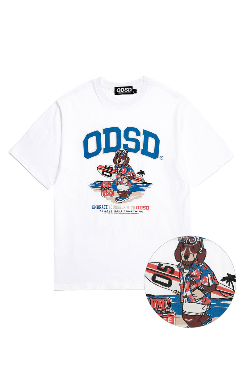 オードパフィーシリーズ SURF Tシャツ/ Odd Puppy Series SURF T-shirt