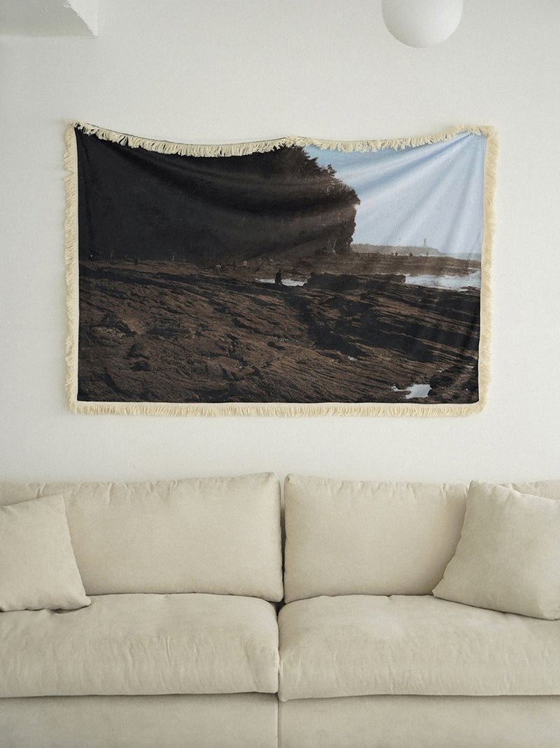 cliff seaside blanket