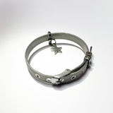 シルバースターベルトブレスレット/Silver star belt bracelet