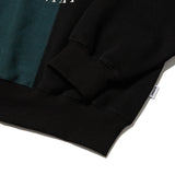 キルシーアーチロゴリワークスウェットシャツ／ ARCH LOGO REWORKED SWEATSHIRT KA [BLACK] (6605144064118)