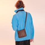Lightweight Crossbody Bag (Brown)