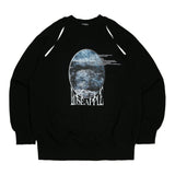 221-CUT-OUT GRAPHIC SWEATSHIRTS(NONE-FLEECE) (6677537587318)