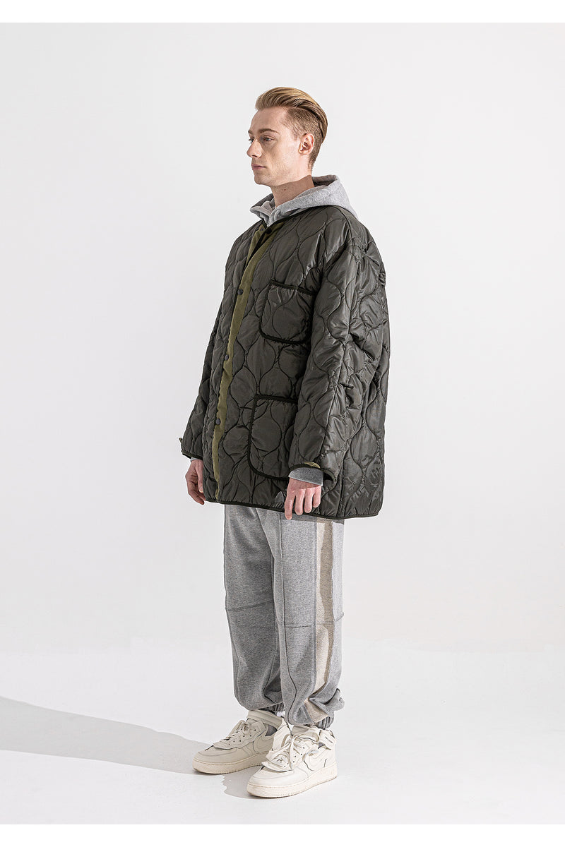 REVERSIBLE STICH QUILITING JACKET (4631908221046)
